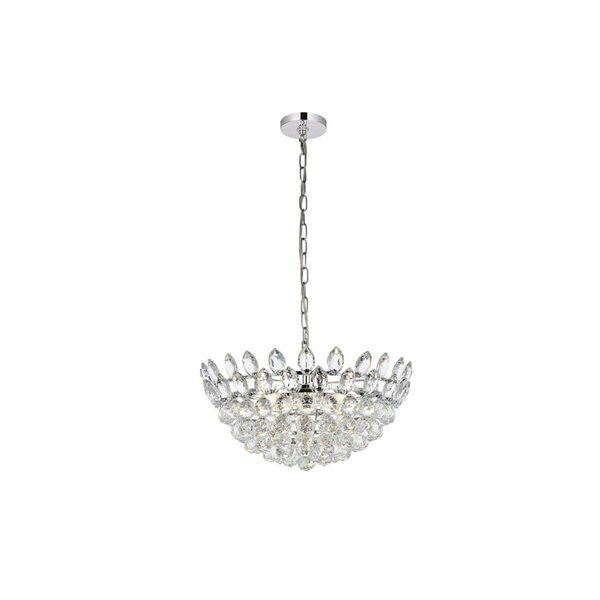 Elegant Lighting Elegant Lighting  20 in. Emilia Pendant in Chrome 1104D20C